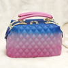 Hot sale pvc crossbody rainbow jelly ladies tote bag handbags for women luxury 2020 frosted diagonal package 